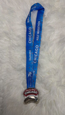 Chicago 2017 Rock n Roll Half Marathon Medal Bean Humana Race Finish Collectable